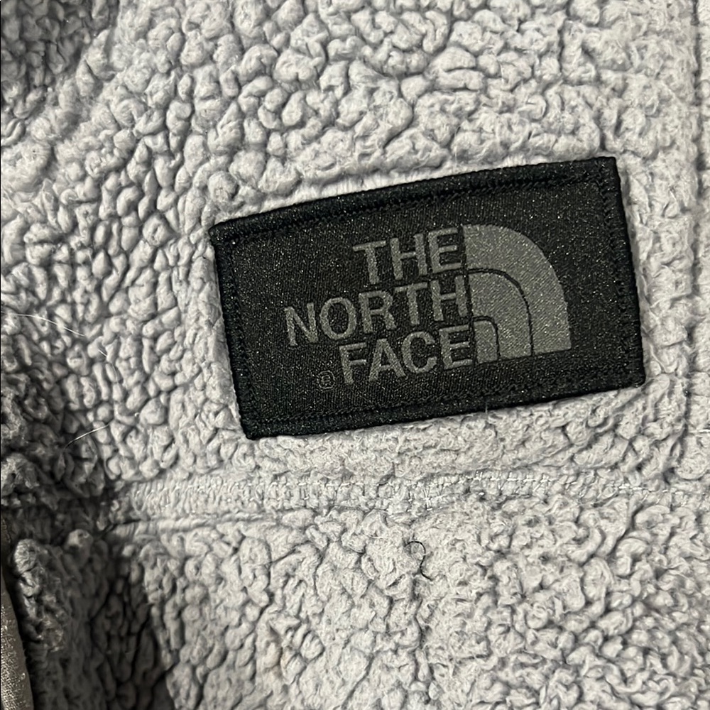 The North Face Light Gray Fleece vest